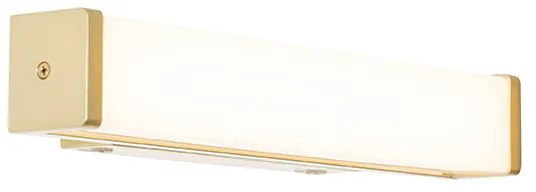 Kúpeľňová nástenná lampa mosadz 32 cm vrátane LED IP44 - Cascada