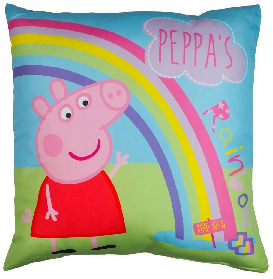 Jerry Fabrics Detský vankúšik s potlačou - Harry Potter - Bradavice | 40 x 40 cm