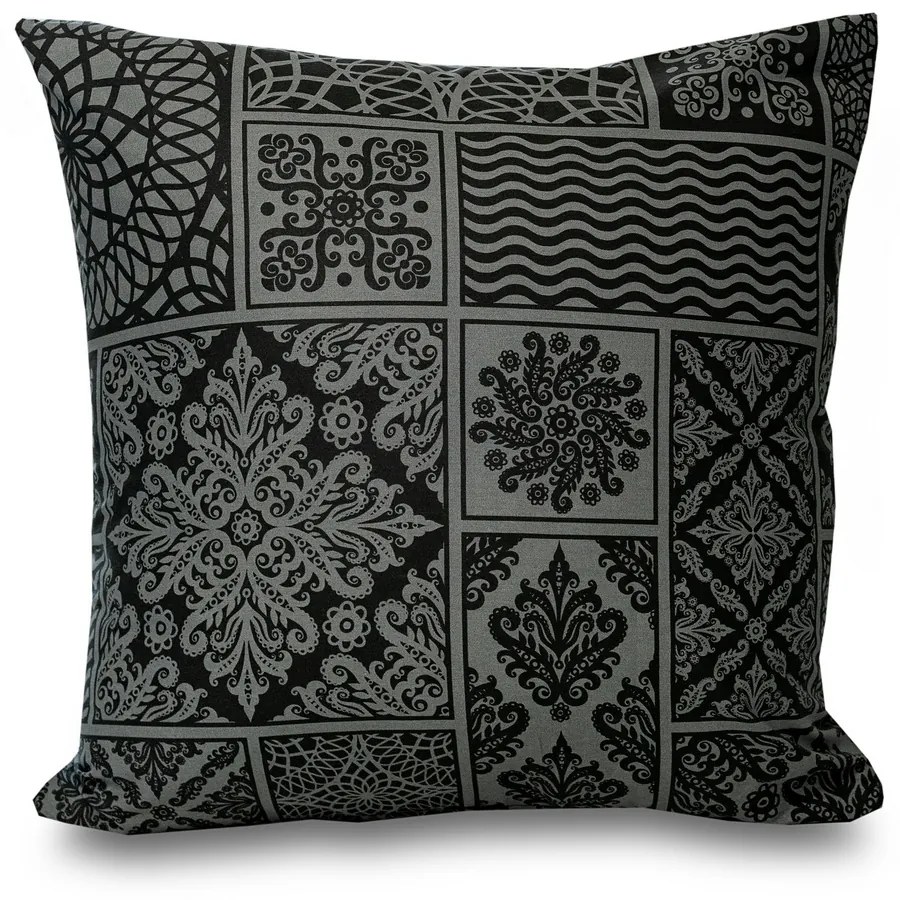 Kvalitex Obliečka na vankúš Tokyo čierna, 70 x 90 cm, 70 x 90 cm