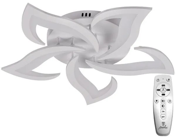 Brilagi -LED Stmievateľný prisadený luster TWIST LED/55W/230V 3000-6500K biela + DO