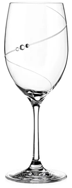 Diamante poháre na červené víno Silhouette City s kryštálmi Swarovski 6KS 350ml
