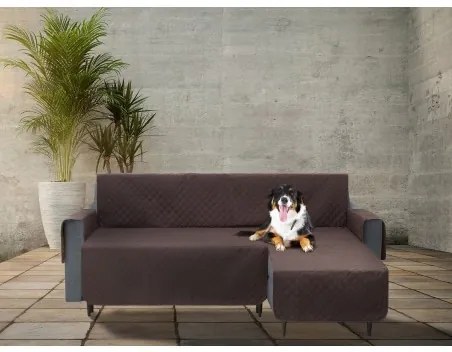 Poťah na rohovú sedačku pravý PARIS hnedý, 240 cm