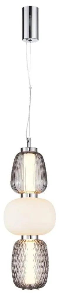 LED Luster na lanku CARO LED/28W/230V chróm