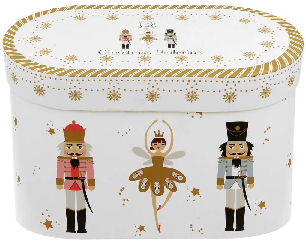 Porcelánový hrnček Christmas Ballerina 360 ml sada 2ks
