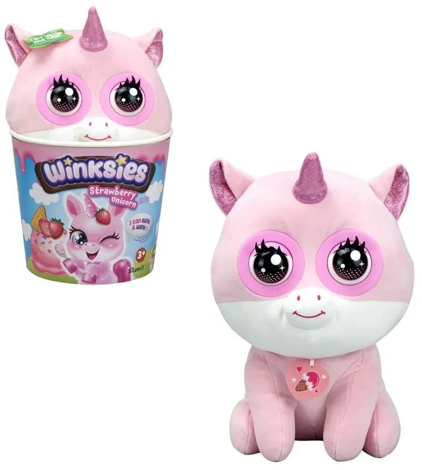 Winksies - Jahodový jednorožec, ružový