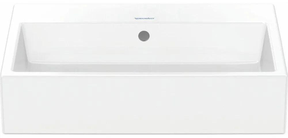 DURAVIT Vero Air umývadlo do nábytku bez otvoru, s prepadom, 600 x 470 mm, biela, s povrchom WonderGliss, 23506000601
