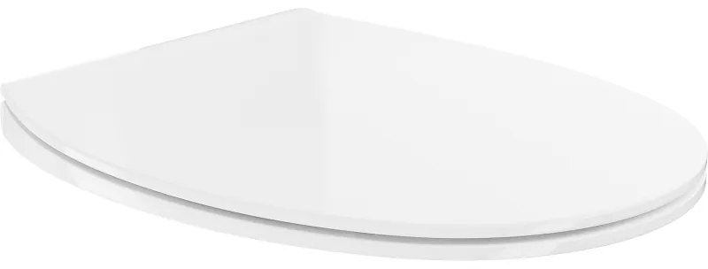 Mexen Egg, toaletné sedadlo s pomalým zatváraním, slim, duroplast, biela lesklá, 39243000