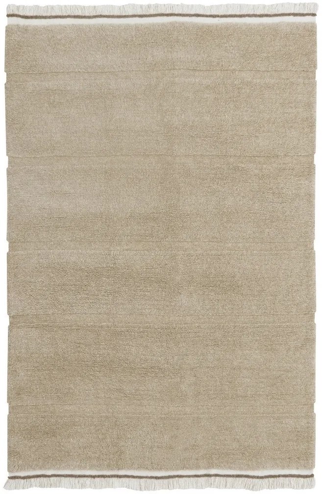 Lorena Canals, Vlnený koberec Steppe - Sheep Beige, 120x170, béžová, chodba / predsieň