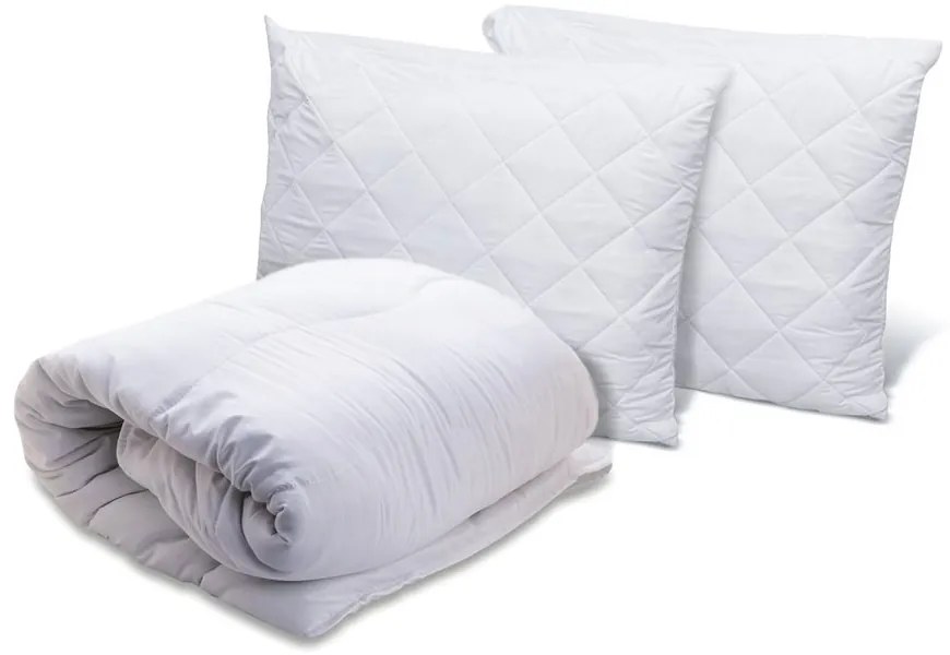 Set celoroční francouzské přikrývky 200x220 cm a 2x polštáře 50x70 cm