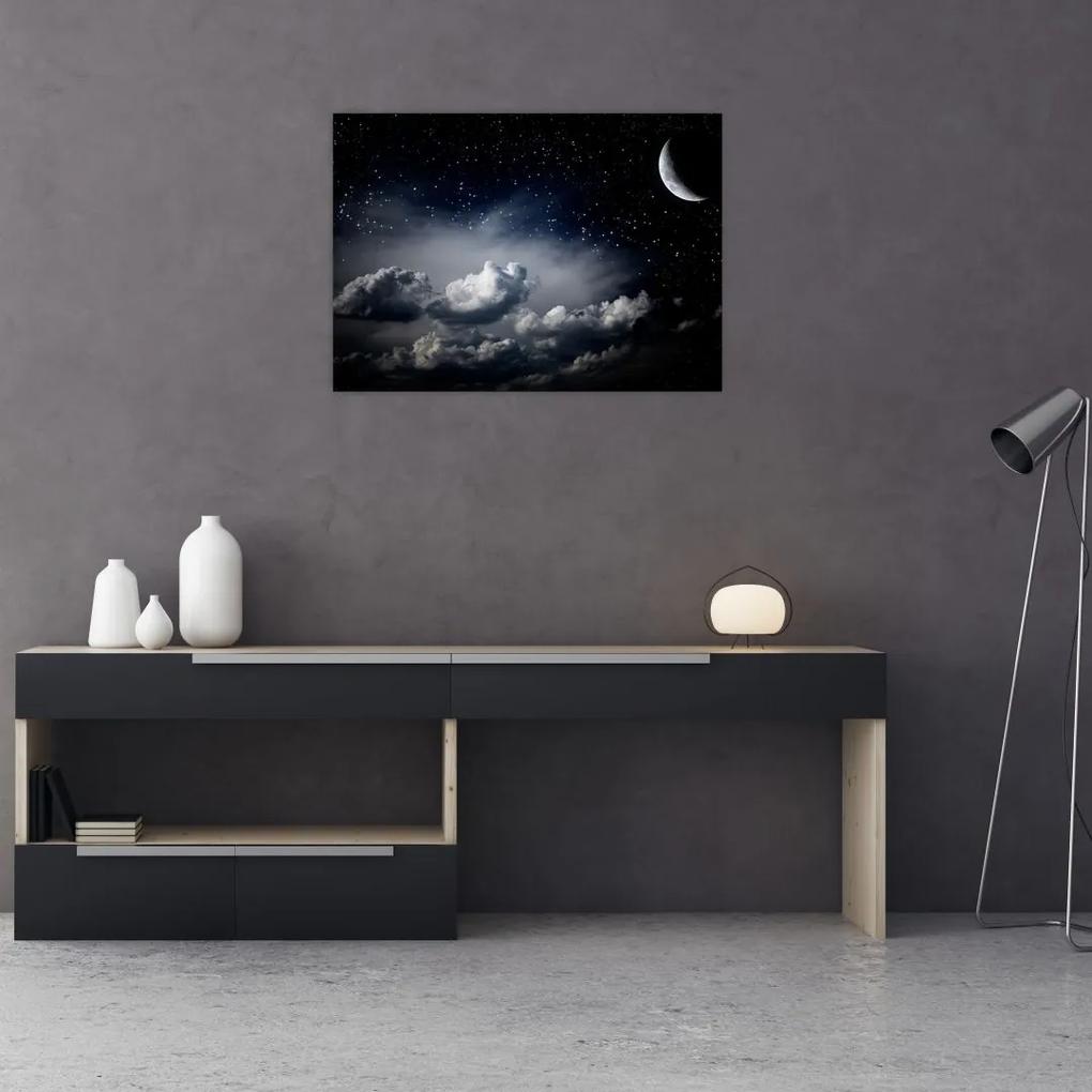 Sklenený obraz - Hviezdna obloha (70x50 cm)