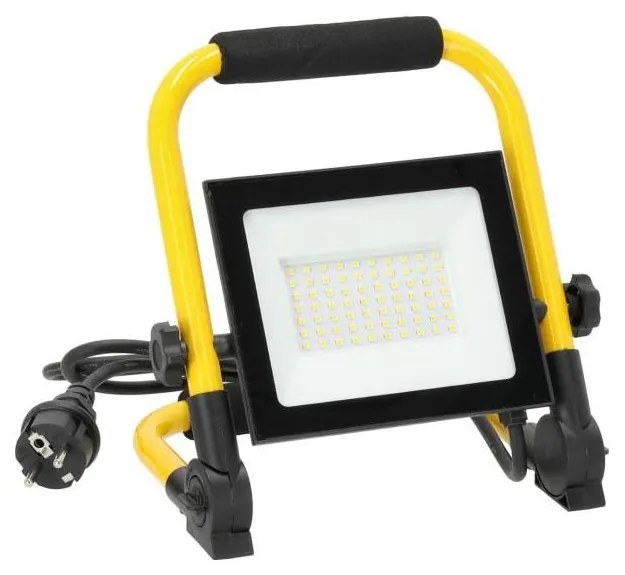 Kobi LED Prenosný reflektor TIGRA LED/50W/4000K IP54 čierna/žltá 003937