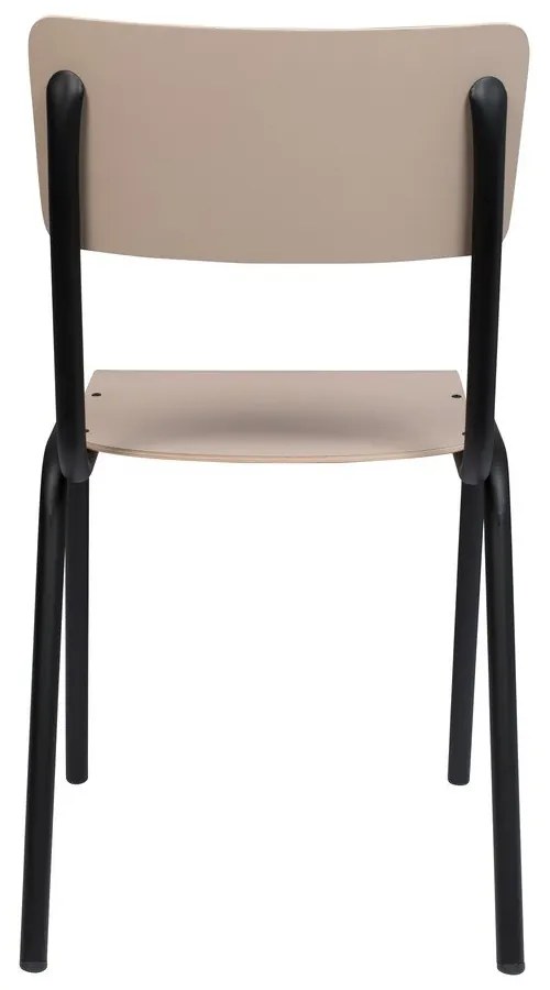 Béžové jedálenské stoličky v súprave 4 ks Back to school – Zuiver