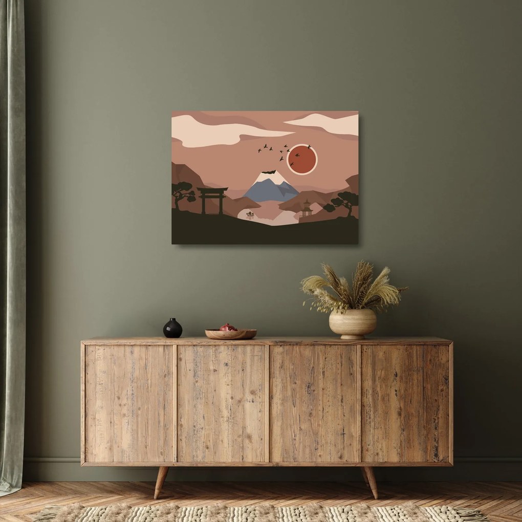 Sklenený obraz - Japonsko N⁰1 (70x50 cm)