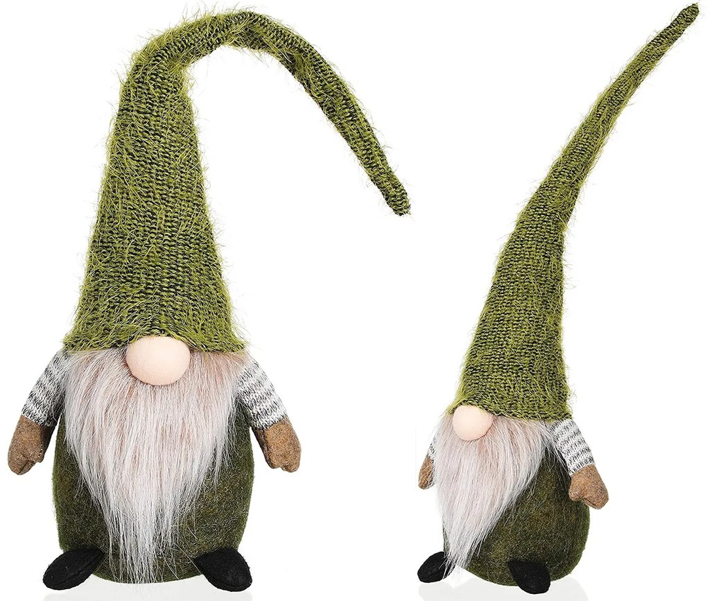 Vánoční skřítek ELF 029 - 50 cm zelený