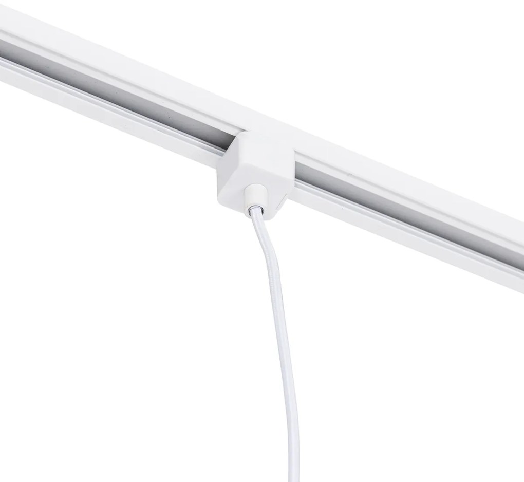 Závesná lampa biela pre koľajnicový systém 1-fázový - Iconic Cavalux