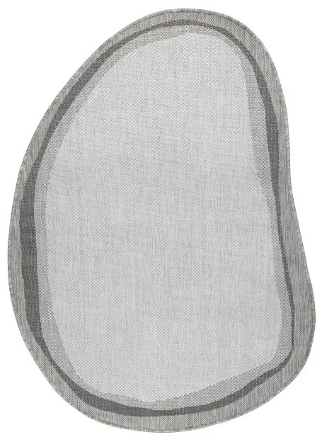 Koberec ORGANIC 2125 / krémový / sivý / naturálny