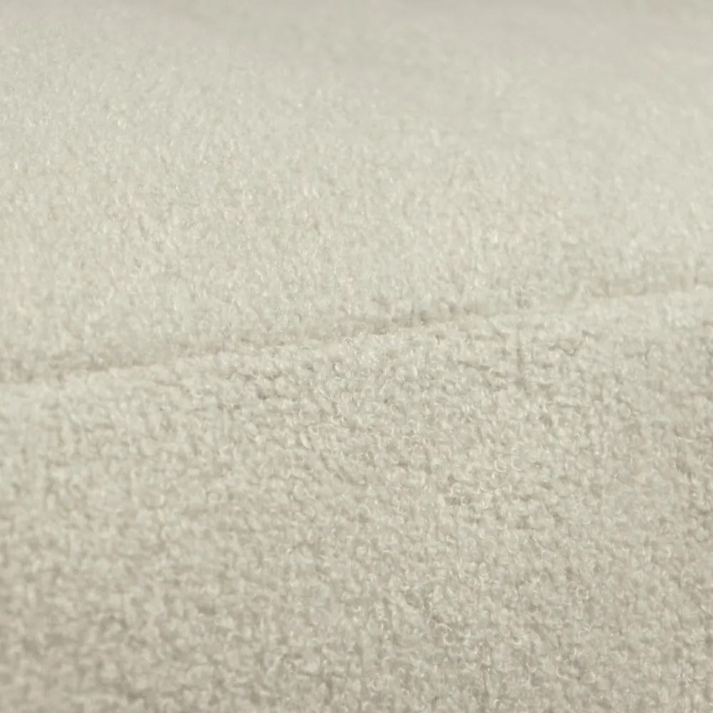 Krémový sedací vak z textílie buklé Sofa Tube 190 – SLOWDOWN