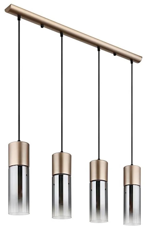 Globo 21000-4HCA - Závesný luster na lane ANNIKA 4xE27/25W/230V