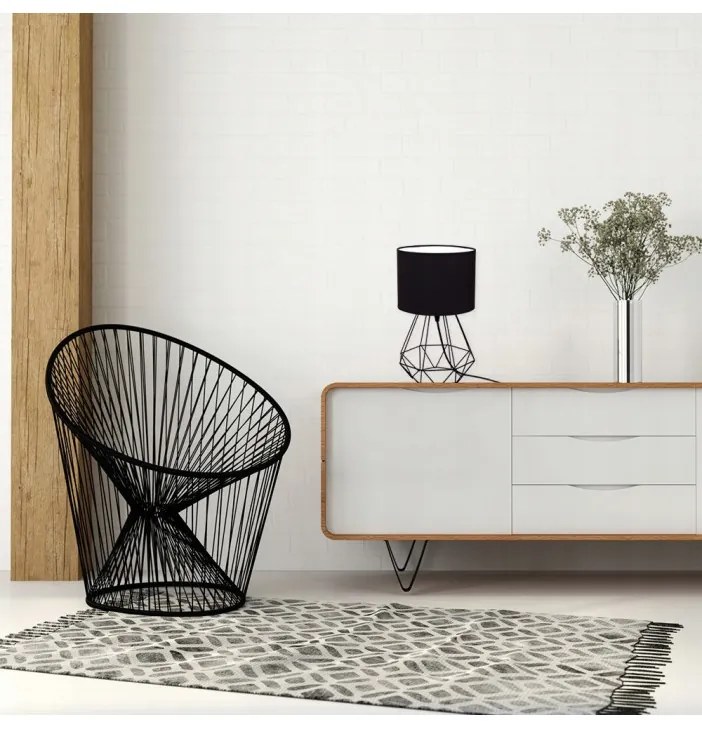 Nočná lampa v štýle loftu v tvare diamantu