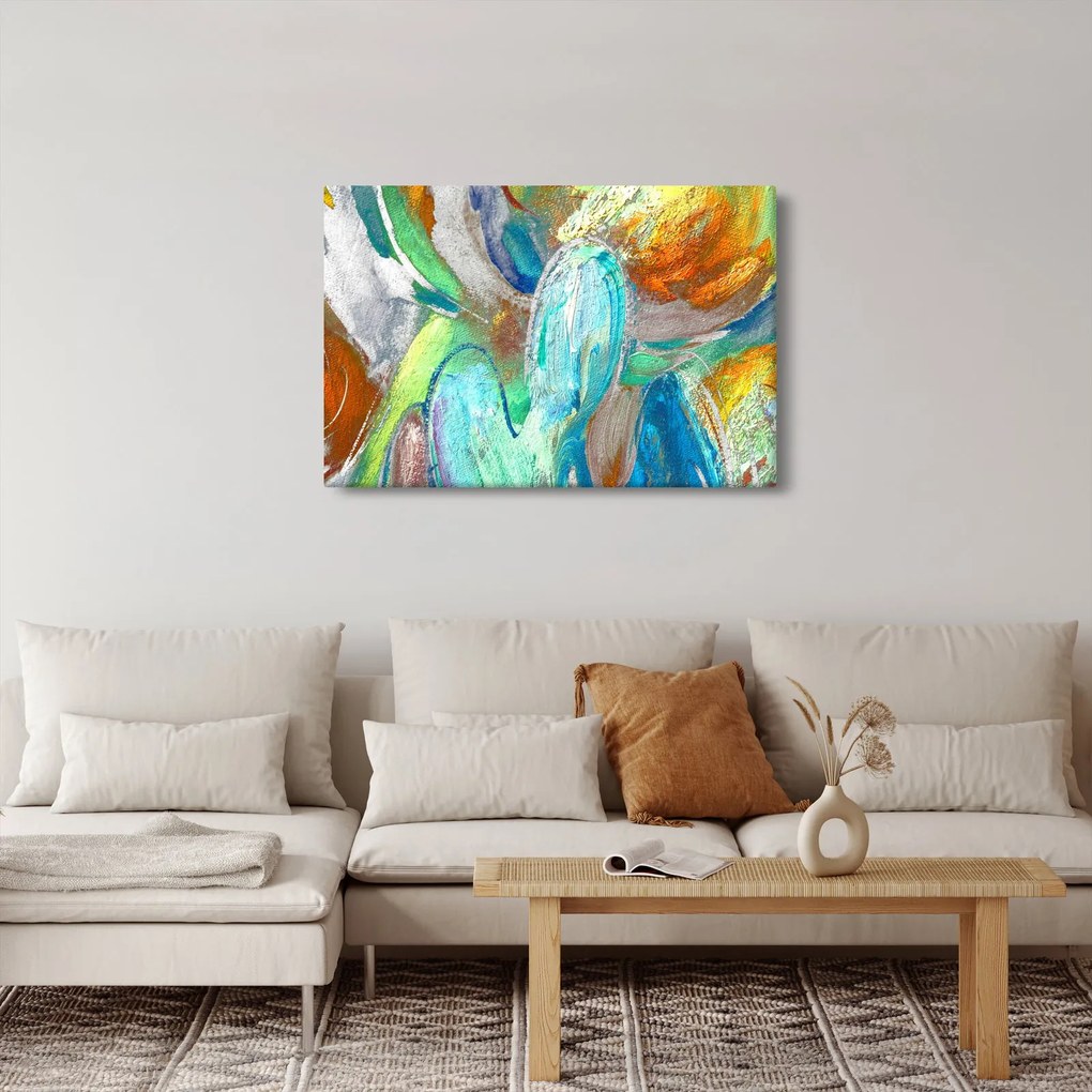 Obraz - Farebná abstrakcia (90x60 cm)
