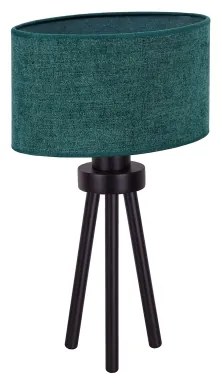 Duolla - Stolná lampa OVAL 1xE27/15W/230V pr. 30 cm zelená