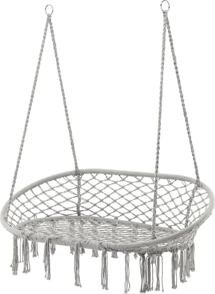 GARDEN LINE Dvojité závesné kreslo – sivé HAM5177