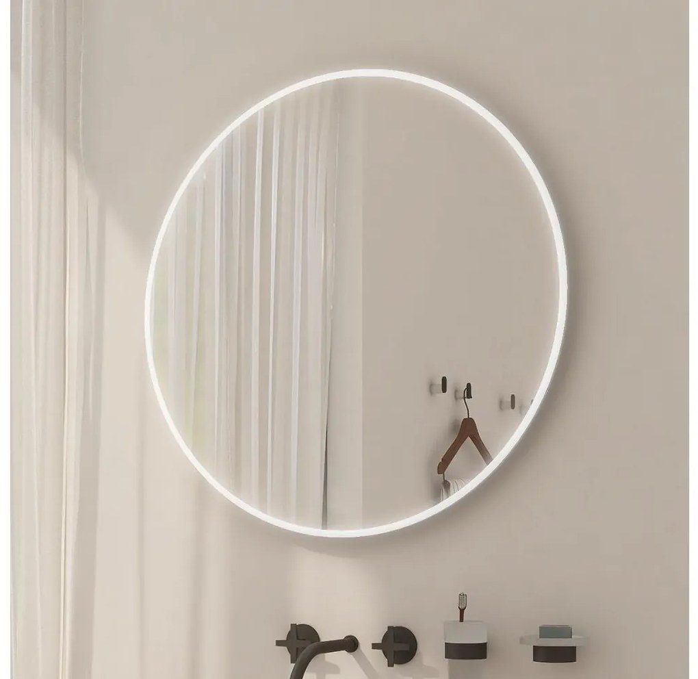 NIMCO ZP 26000R - LED Kúpeľňové podsvietené zrkadlo 6500K pr. 60 cm IP44