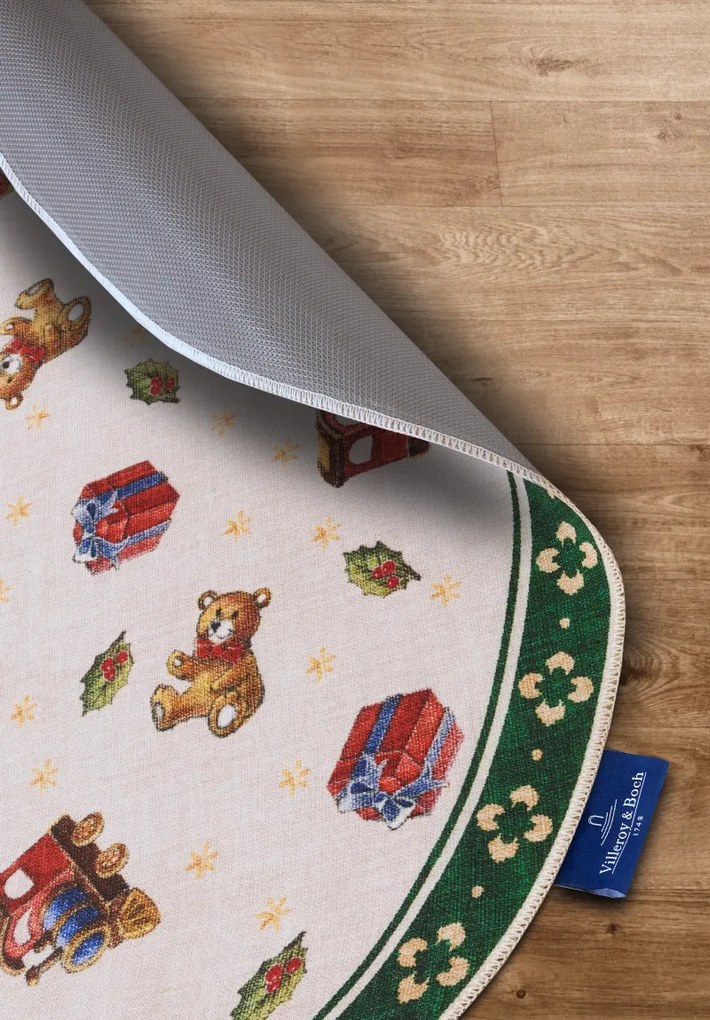 Villeroy & Boch Kusový koberec Toy's delight s potiskem 106193 Green, Multicolor kruh, 150x150 (priemer) kruh, zelená, obývacia izba