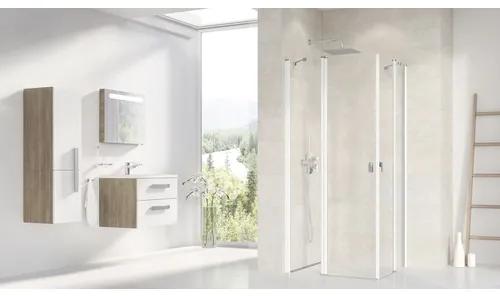 Sprchové dvere RAVAK Chrome CSDL2-100 white+Transparent 0QVAC10LZ1
