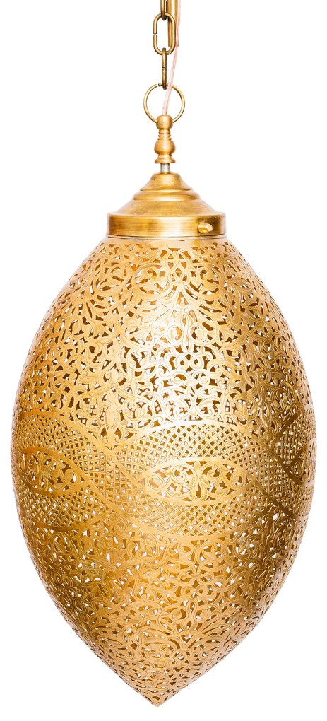 Luxusná mosadzná lampa Golden Egg