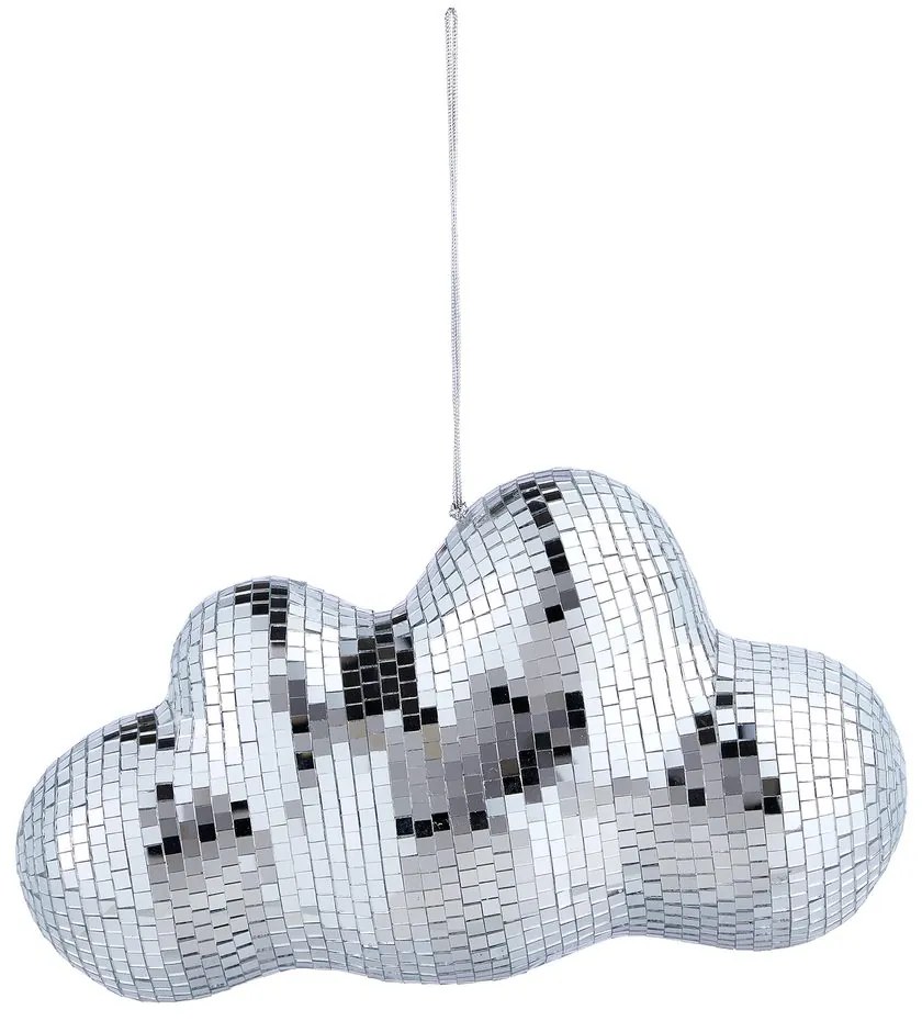 DISCO Oblak 25 cm - strieborná