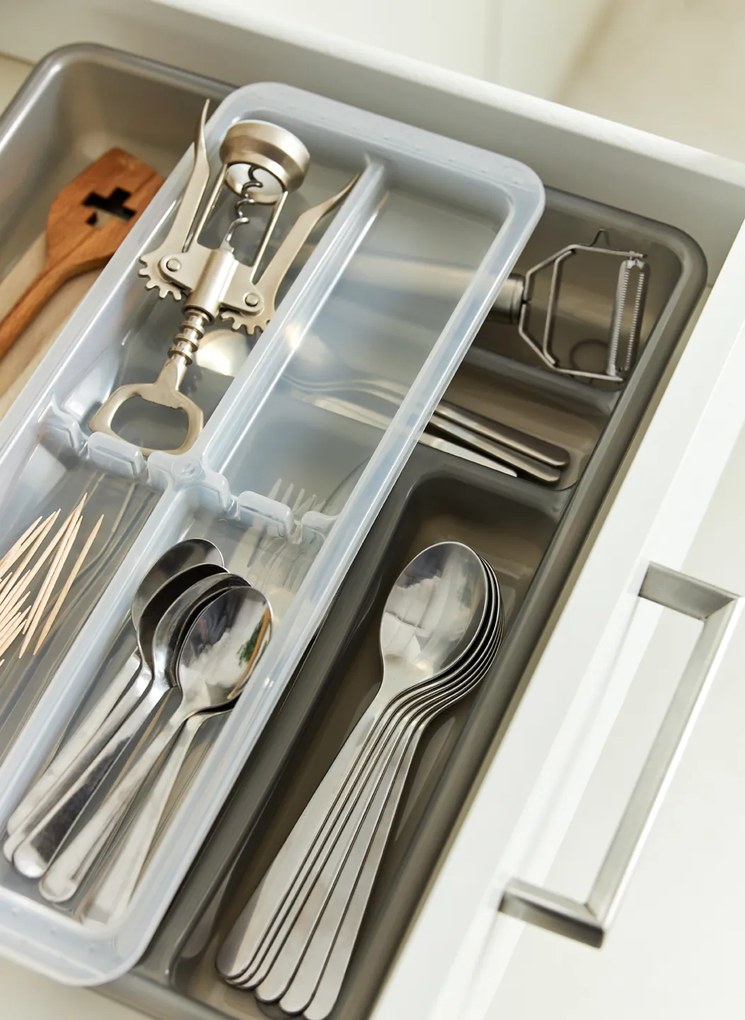 Rotho Organizér do zásuvky, príborník dvojposchodový KLASIK 32 x 39 cm