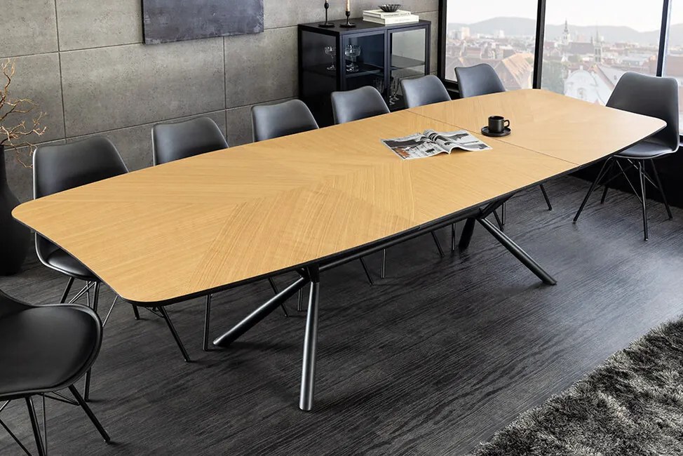 Moderný rozkladací stôl do jedálne Sorrento dub 180-270cm