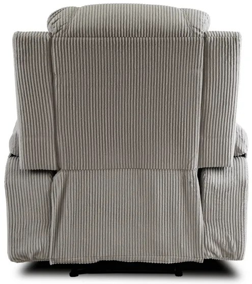 Masážne polohovateľné kreslo ARIEN sivý menšester - vintino.sk