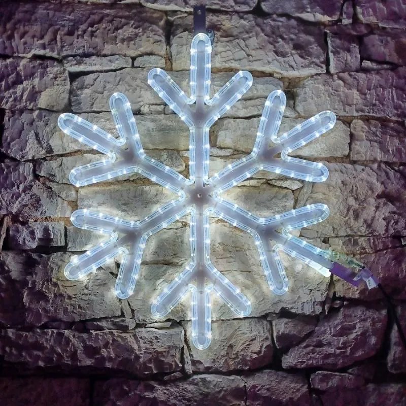 DECOLED LED svetlo VII, závesná 3D tlač, priemer 66 cm, FLASH, ľadovo biela, IP67