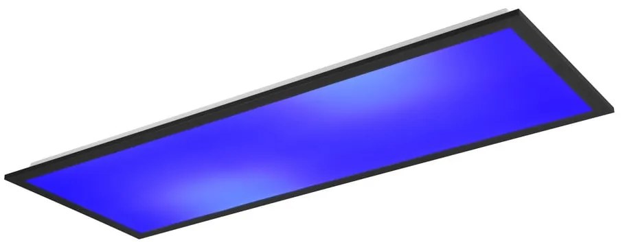 Čierne LED stropné svietidlo 29.5x80 cm Beta – Reality