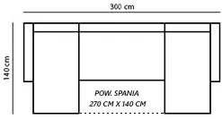 Rohová sedačka Surya (hnedá + cappuccino) (s poličkou) (L). Vlastná spoľahlivá doprava až k Vám domov. 1066968