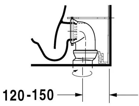 DURAVIT Darling New WC misa kombi s Vario odpadom, 370 mm x 400 mm x 630 mm, 2138090000