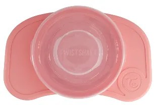Twistshake Detská podložka s tanierom Click Mat Mini (bledoružová) (100392248)