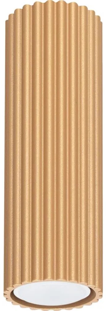 Sollux SL.1550 - Bodové svietidlo KARBON 1xGU10/10W/230V 20 cm zlatá