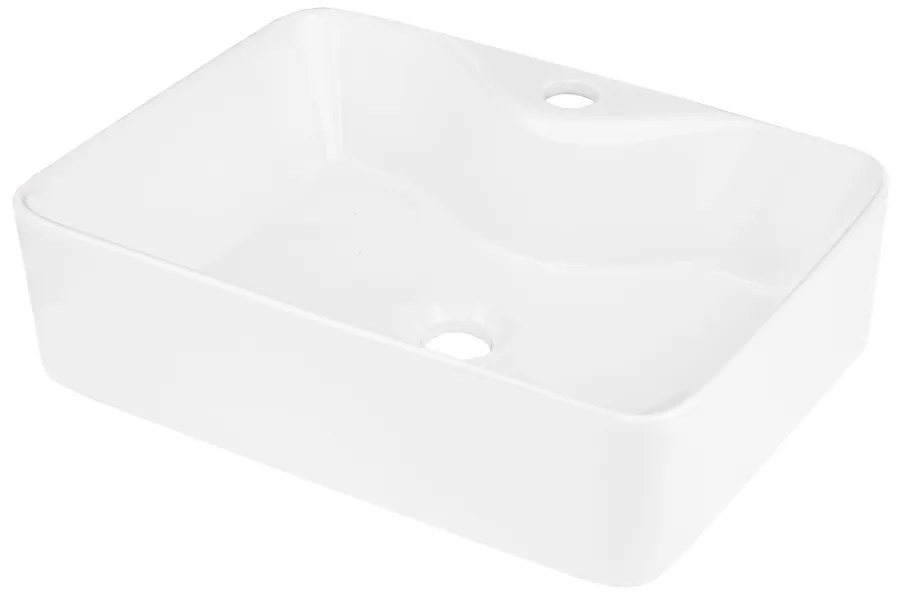 Gamma Yogi, umývadlo na dosku 480x375x135 mm, biela lesklá, GMA-UC-YOGI