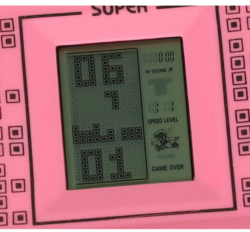 KIK Elektronická hra Tetris 9999in1 pink