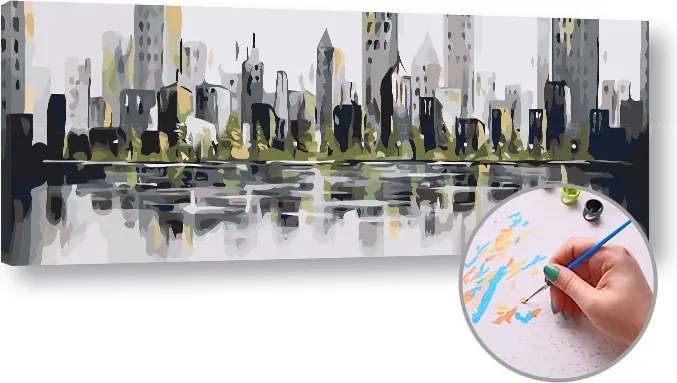 Maľovanie podľa čísel MESTO – stredná náročnosť