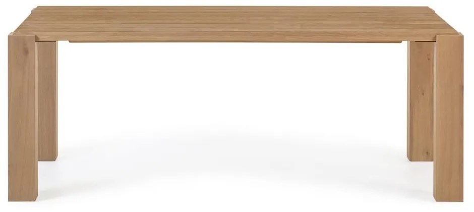 Jedálenský stôl v dekore duba 100x200 cm Deyanira – Kave Home