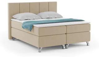 Čalúnená posteľ ATLANTIC vrátane úložného priestoru 140x200 Béžová