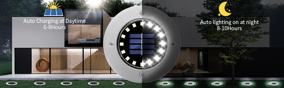 Bezdoteku LEDsolar 16Z vonkajšie svetlo k zapichnutie do zeme 1 ks, 16 LED, bezdrôtové, IPRO, 1W, studená farba