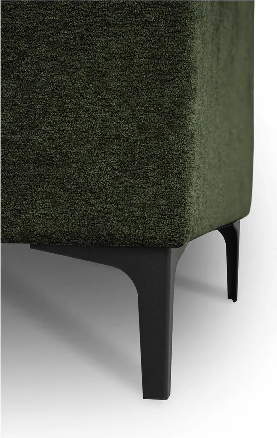 Zelená ženilková rohová pohovka (ľavý roh/do L) Copenhagen – Scandic