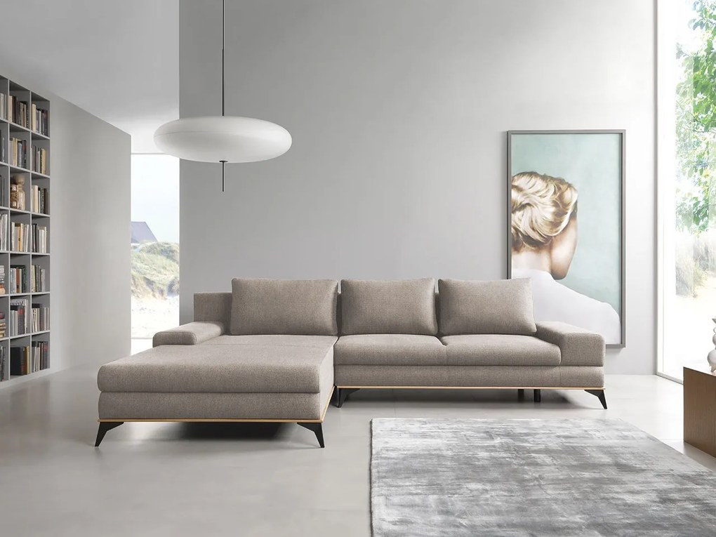 Rohová rozkladacia sedačka s úložným priestorom Piper (L Lc -2R) (Soro 13)