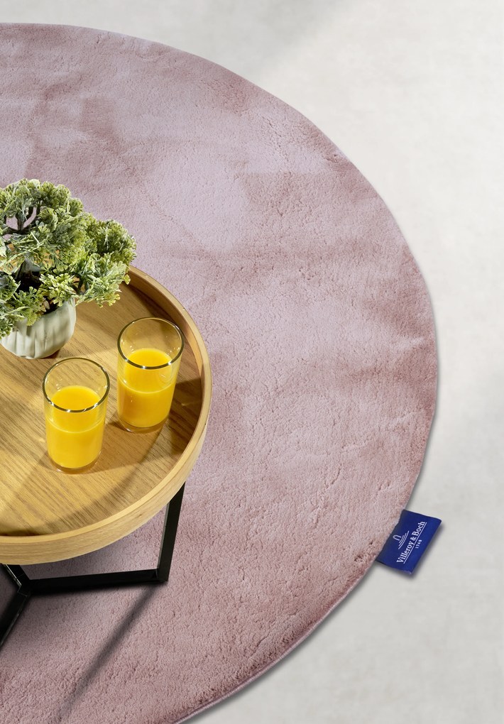 Villeroy & Boch, Kusový koberec Villeroy & Boch 106161 Pink kruh, 200x200 (priemer) kruh, ružová, obývacia izba