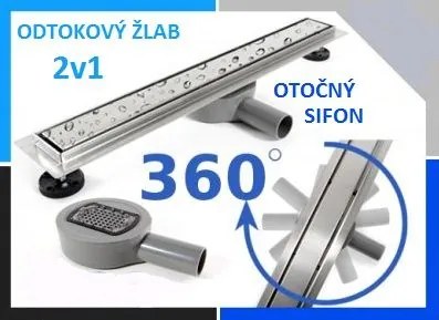 Odtokový sprchovací žľab NEO 2v1 PRO 2